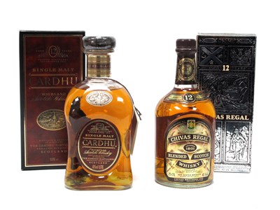 Lot 1456 - Whisky - Cardhu Highland Single Malt Scotch...