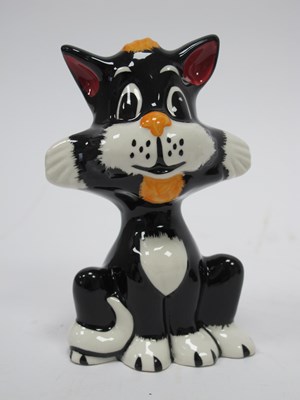 Lot 1141 - Lorna Bailey 'Inky' the Cat, 13cm high.