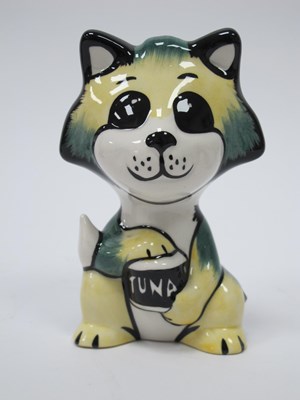 Lot 1139 - Lorna Bailey 'Tuna' the Cat, 12.5cm high.