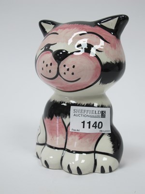 Lot 1140 - Lorna Bailey 'Mack' the Cat, 12.5cm high.