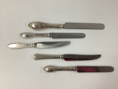 Lot 37 - Five Decorative Continental Dessert and Table...