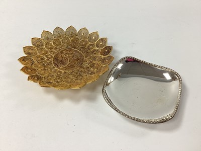 Lot 38 - A Decorative Eastern Filigree Gilt Dish, of...