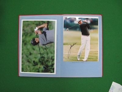 Lot 490 - Golf - Signed Photographs/Images and...