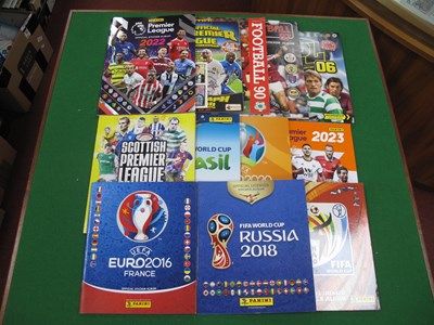 Lot 589 - Thirteen new & Unused Football Sticker Albums -...
