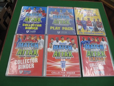 Lot 588 - Six Match Attax Shoot Out Football Card...