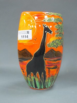 Lot 1114 - An Anita Harris 'Savannah' (Giraffe) Vase,...