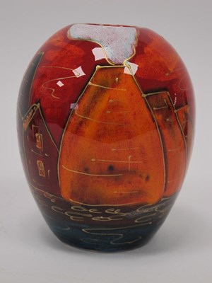 Lot 1126 - An Anita Harris 'Potteries Past' Vase, delta...