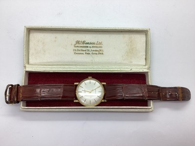 Lot 301 - JW Benson London; A Vintage 9ct Gold Cased...