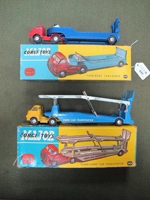 Lot 642 - Two Original Corgi Major Bedford Articulated...