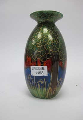 Lot 1123 - An Anita Harris 'Bluebell Wood' Vase, minos...