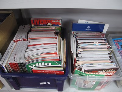 Lot 606 - Liverpool Home and Away Programmes, including...