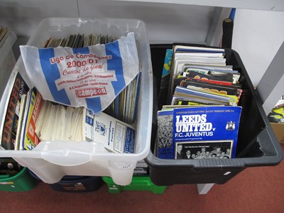 Lot 447 - Leeds United Home and Away Programmes 1960s...