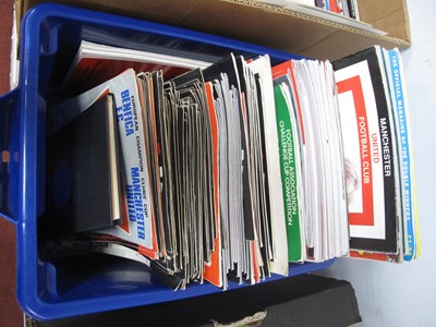 Lot 527 - Manchester United Programmes Mainly Home, from...