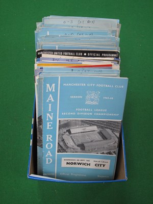 Lot 754 - Manchester City Programmes 1960-71 133 homes...