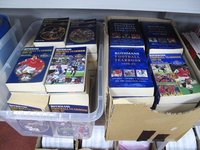 Lot 607 - Rothmans Football Year Books 1970 to 2017, 37...