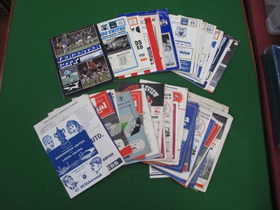 Lot 710 - Leeds United Programmes 1965 Cup Semi and song...
