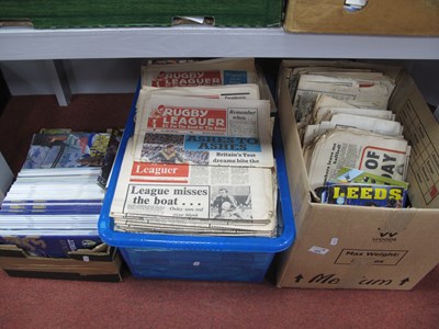 Lot 620 - Rugby League Newspapers from the 1980s, Leeds...