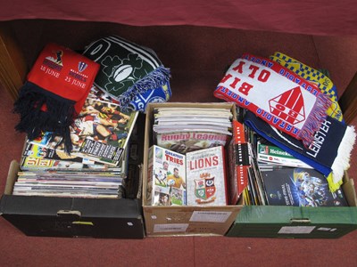 Lot 460 - Rugby Union Leicester Tigers Programmes approx...