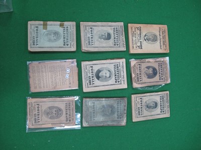 Lot 587 - Sheffield Telegraph Football Guides 1923-4, 25-...