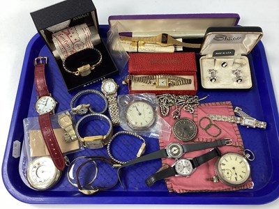 Lot 329 - A Selection of Vintage and Later Wristwatches,...