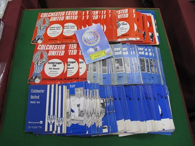 Lot 435 - Colchester United Home Programmes, approx 260...
