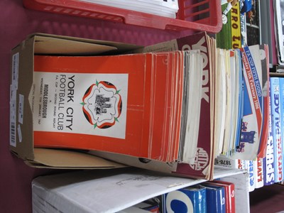 Lot 632 - York City Home Programmes approx 160, mainly...