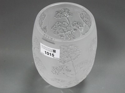 Lot 1015 - A Modern Lalique, France Frosted and Clear...