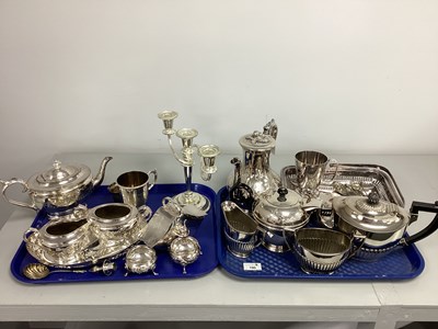 Lot 195 - A Collection of Assorted Plated Ware,...