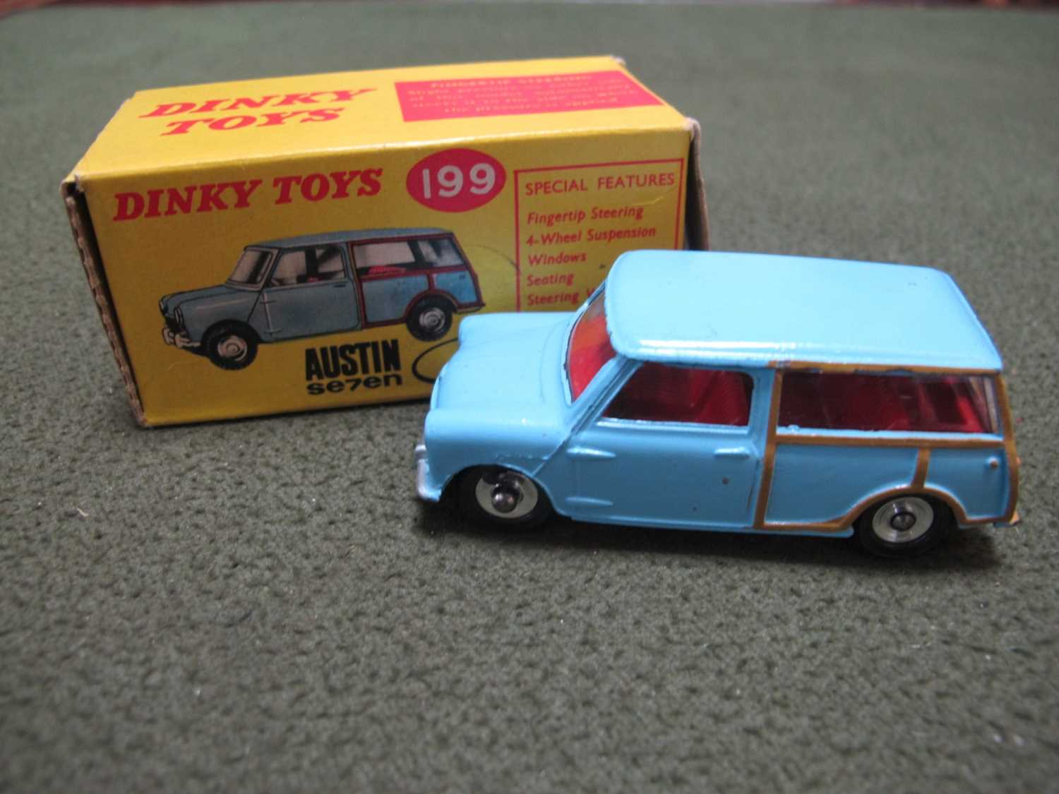 Lot 632 - Original Dinky No 199 Austin Seven Countryman,...