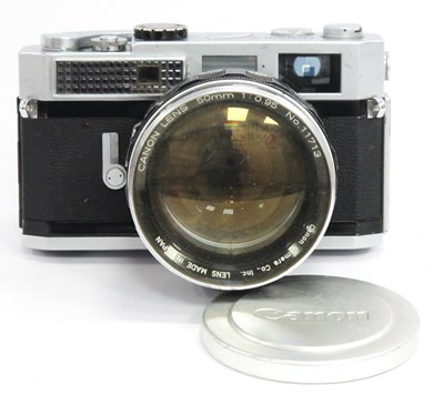 Lot 1313 - A Canon Model 7 35mm Rangefinder Camera model...