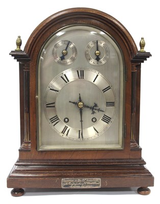 Lot 1345 - An Early XX Century Mahogany Cased Mantle...