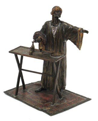 Lot 1283 - An Austrian Cold Painted Bronze Model of an...