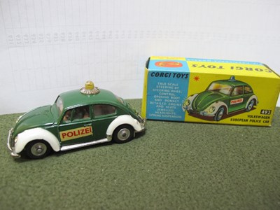 Lot 651 - Corgi No 492 Volkswagen European Police Car,...