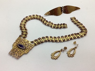 Lot 138 - A Decorative Antique Style Panel Necklace,...