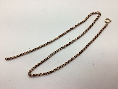 Lot 91 - A Belcher Link Chain, of uniform design, 49cm...