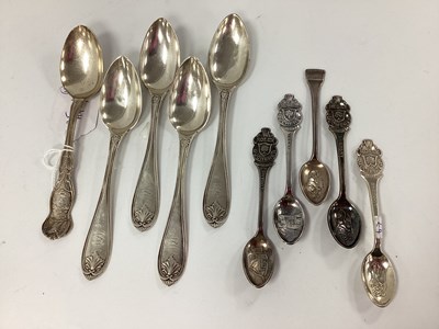 Lot 23 - WG&S American Spoons, initialled (stamped...
