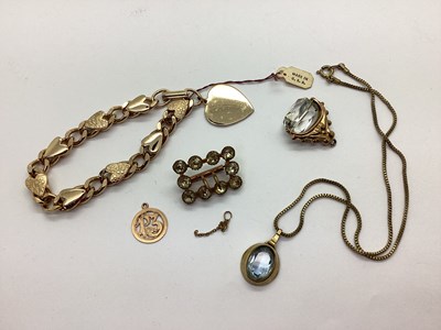 Lot 120 - Vintage American Heart Design Bracelet, a...