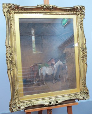 Lot 1172 - ENGLISH SCHOOL (Early XX Century) 
Two Horses...