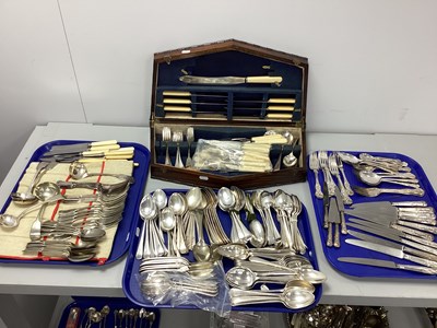 Lot 221 - A Mixed Lot of Assorted Plated Cutlery,...