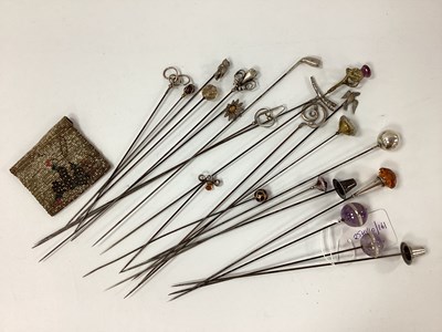 Lot 34 - A Collection of Assorted Hat Pins, including...
