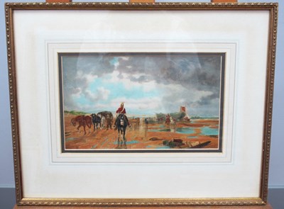 Lot 1175 - ENGLISH SCHOOL (XIX Century) 
Beach Scene with...
