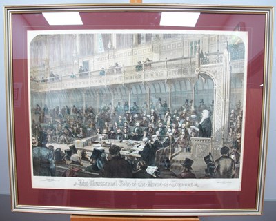 Lot 1145 - The Ministerial Side of the House of Commons,...