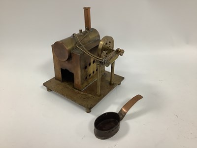 Lot 845 - A Brass Based Scratch Built Single Piston...