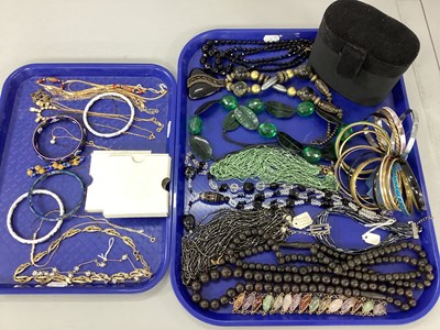 Lot 220 - Decorative Cloisonné Enamel Bangles, gilt...