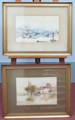 Lot 1230 - M. WATSON (Early XX Century) 
View of London...