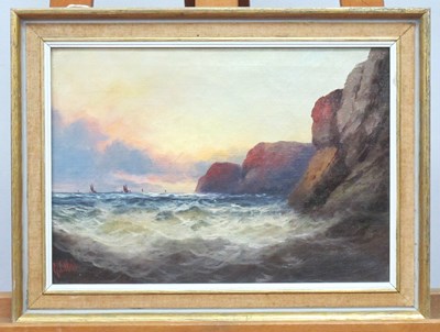 Lot 1241 - GEORGE ERNEST WEBB (1876-1931) 
Boats in a...