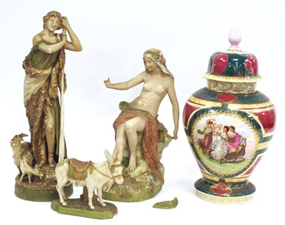 Lot 1034 - A Collection of Royal Dux, to include: a...