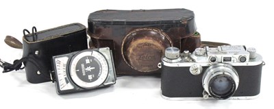 Lot 1306 - A Leica Ernst Leitz Wetzlar D.R.P. Camera...