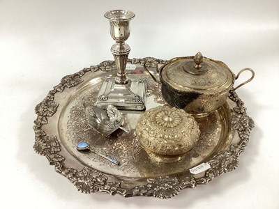 Lot 1 - A Hallmarked Silver Candlestick, (marks...