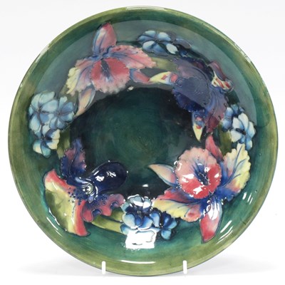 Lot 1073 - A Moorcroft Pottery Bowl, of shallow circular...